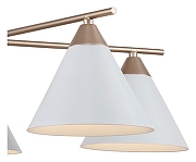 Люстра на штанге F-promo Calor 2774-5P цвет плафона/подвески Белый, цвет арматуры Золото-2