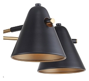 Люстра на штанге F-promo Rigor 2844-5P цвет плафона/подвески Черный, цвет арматуры Черный-2