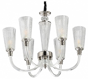 Люстра MW-Light Альгеро 8 285012306 цвет плафона/подвески Прозрачный, цвет арматуры Прозрачный, Никель