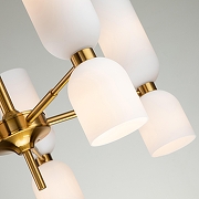 Люстра на штанге Favourite Amusing 2876-5P цвет плафона/подвески Белый, цвет арматуры Латунь-4