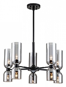 Люстра на штанге Favourite Amusing 2877-5P цвет плафона/подвески Светло-серый, цвет арматуры Черный-1