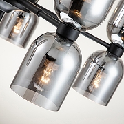 Люстра на штанге Favourite Amusing 2877-5P цвет плафона/подвески Светло-серый, цвет арматуры Черный-2