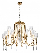 Люстра Favourite Lyra 2968-15P цвет плафона/подвески Прозрачный, цвет арматуры Бронза-2