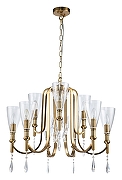 Люстра Favourite Lyra 2968-9P цвет бронза-1