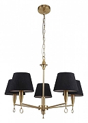 Люстра F-promo Pompous 2989-5P цвет плафона/подвески Черный, цвет арматуры Латунь-2
