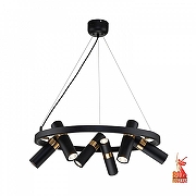 Люстра Favourite Light point 2997-6P цвет плафона/подвески Черный, Золото, цвет арматуры Золото