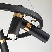 Люстра Favourite Light point 2997-6P цвет плафона/подвески Черный, Золото, цвет арматуры Золото-3