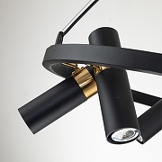 Люстра Favourite Light point 2997-6P цвет плафона/подвески Черный, Золото, цвет арматуры Золото-6