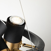 Люстра Favourite Light point 2997-9P цвет плафона/подвески Черный, Золото, цвет арматуры Золото-8