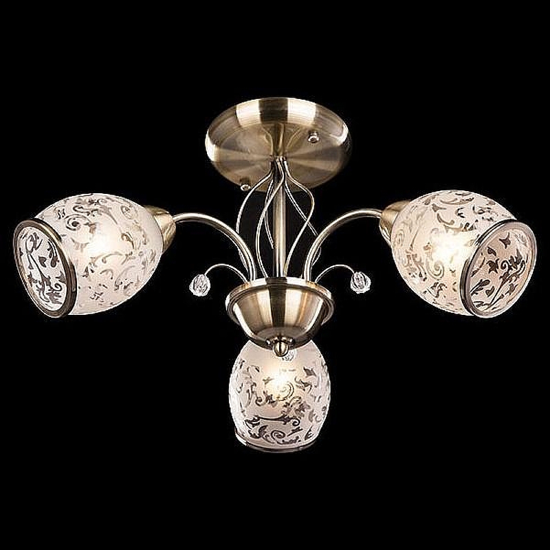 Люстра на штанге Eurosvet Gabr1ella 30026/3 античная бронза 