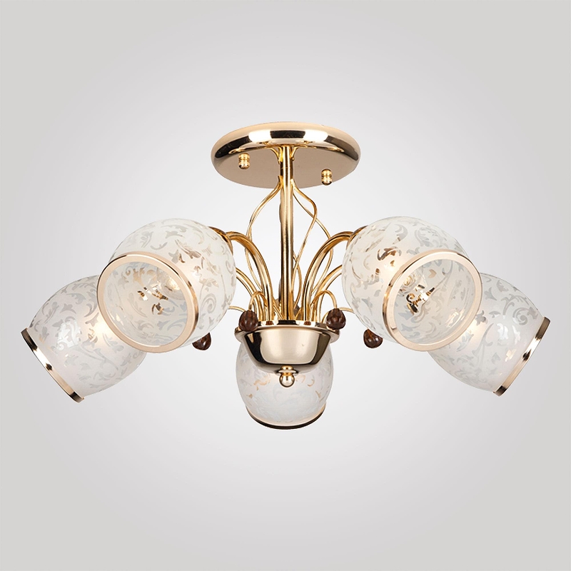 Люстра на штанге Eurosvet Gabriella 30026/5 золото 