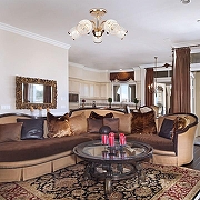 Люстра на штанге Eurosvet Gabr1ella 30026/5 золото цвет плафона/подвески Белый, Золото, Прозрачный, цвет арматуры Золото-1