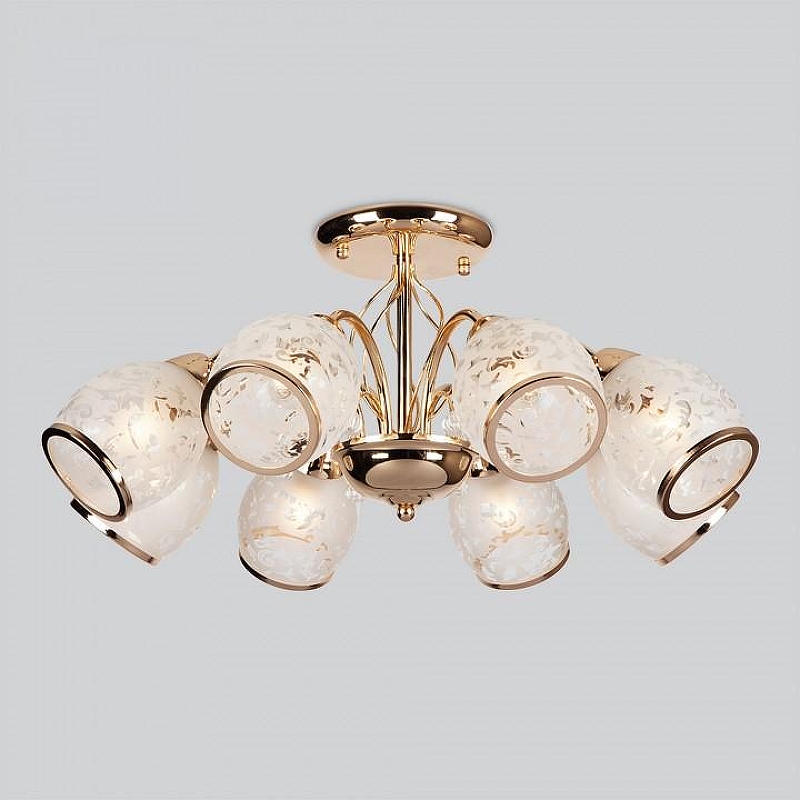 Люстра на штанге Eurosvet Gabriella 30026/8 золото 