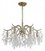 Люстра Favourite Brillo 3003-7P цвет плафона/подвески Прозрачный, цвет арматуры Золото-1