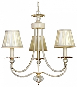 Люстра Abrasax Josephine 3007/3(creamgold) цвет плафона/подвески Белый, цвет арматуры Бежевый