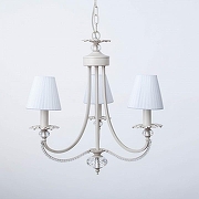 Люстра Abrasax Josephine 3007/3(creampearl) цвет плафона/подвески Белый, цвет арматуры Бежевый-1