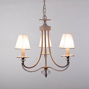 Люстра Abrasax Josephine 3007/3(creampearl) цвет плафона/подвески Белый, цвет арматуры Бежевый-2