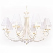 Люстра Abrasax Josephine 3007/8(creampearl) цвет плафона/подвески Белый, цвет арматуры Бежевый
