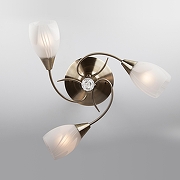 Люстра Eurosvet Virginia 30100/3 античная бронза цвет бронза античная-1