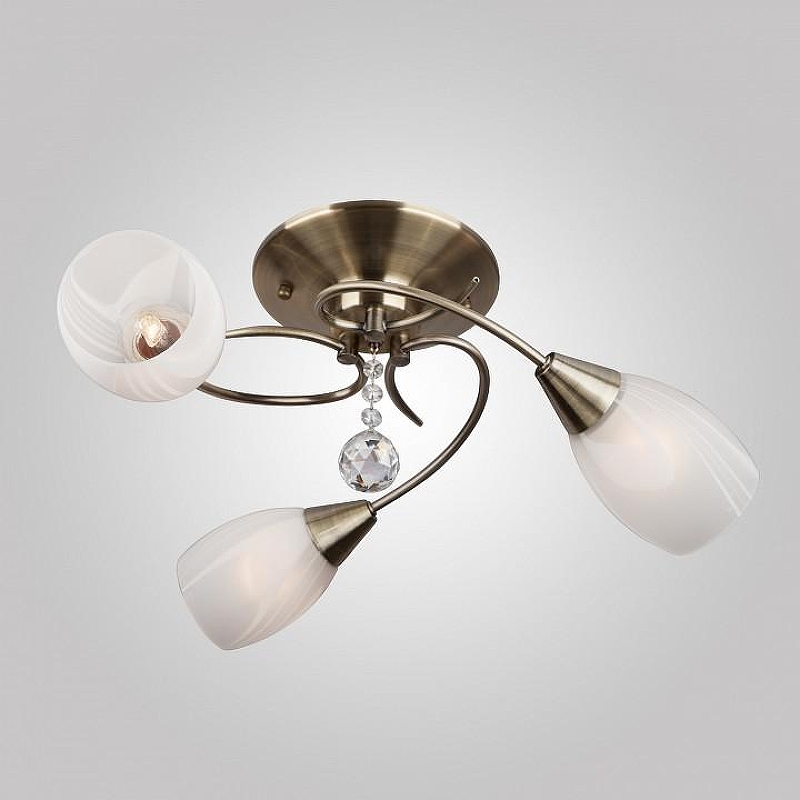 Люстра Eurosvet V1rg1n1a 30100/3 античная бронза 