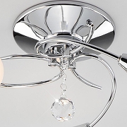 Люстра Eurosvet V1rg1n1a 30100/3 хром цвет плафона/подвески Белый, Прозрачный, цвет арматуры Хром-4