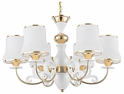 Люстра Arte Milano Florentia-1097 301097/6 Wh/Gd цвет плафона/подвески Белый, Золото, цвет арматуры Белый, Золото