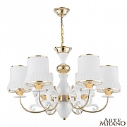 Люстра Arte Milano Florentia-1097 301097/6 Wh/Gd цвет плафона/подвески Белый, Золото, цвет арматуры Белый, Золото-1