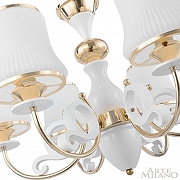 Люстра Arte Milano Florentia-1097 301097/6 Wh/Gd цвет плафона/подвески Белый, Золото, цвет арматуры Белый, Золото-5