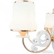 Люстра Arte Milano Florentia-1097 301097/6 Wh/Gd цвет плафона/подвески Белый, Золото, цвет арматуры Белый, Золото-7