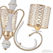 Люстра Arte Milano Florentia-1237 301237/3 Wh/Gd цвет плафона/подвески Белый, Золото, цвет арматуры Белый, Золото-5