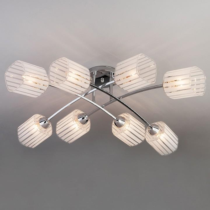 Люстра на штанге Eurosvet Ruby 30125/8 хром 