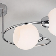 Люстра Eurosvet Tul1a 30136/4 хром цвет плафона/подвески Белый, цвет арматуры Хром-2