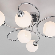 Люстра Eurosvet Tul1a 30136/6 хром цвет плафона/подвески Белый, цвет арматуры Хром-2