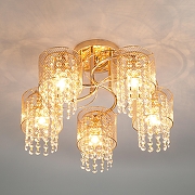 Люстра на штанге Eurosvet Bonnie 30137/5 золото цвет золото-1