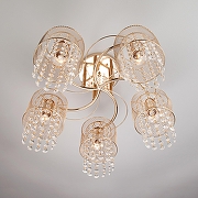 Люстра на штанге Eurosvet Bonnie 30137/5 золото цвет золото-2