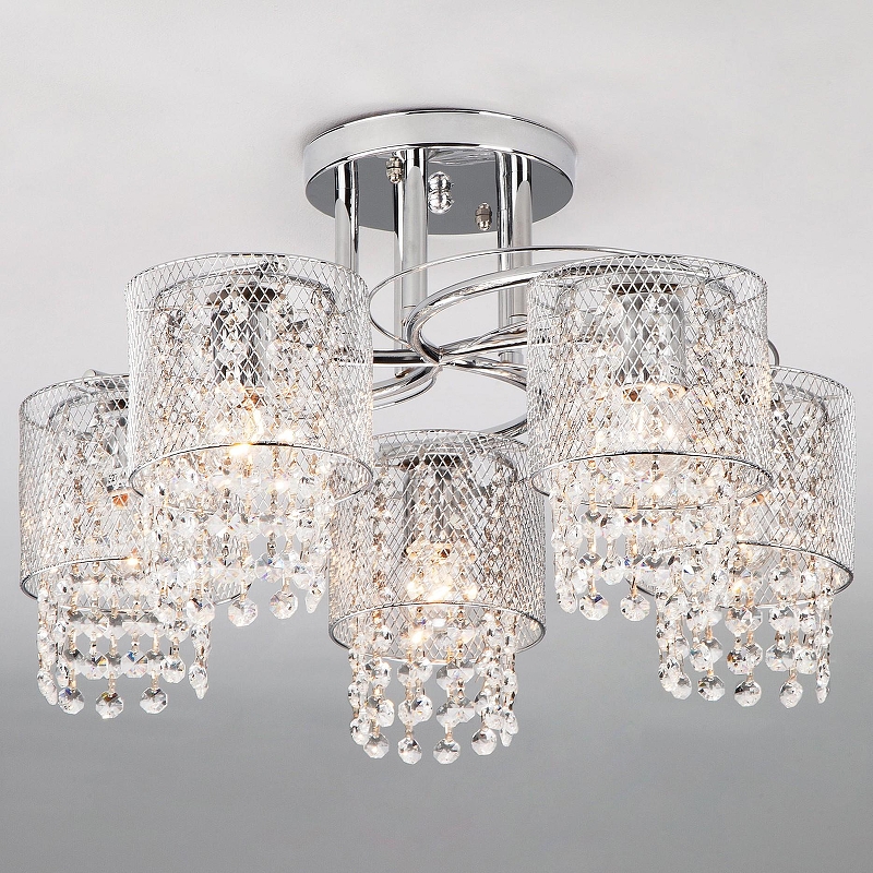 Люстра на штанге Eurosvet Bonnie 30137/5 хром 