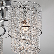 Люстра на штанге Eurosvet Bonn1e 30137/5 хром цвет плафона/подвески Прозрачный, Хром, цвет арматуры Хром-3