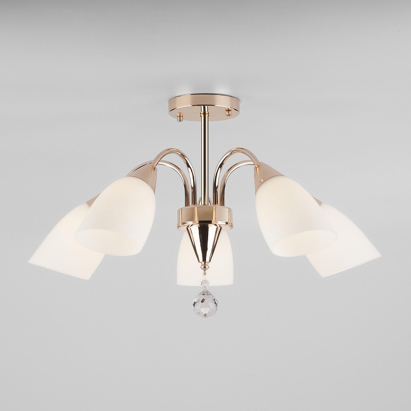 Люстра на штанге Eurosvet Ellene 30149/5 золото 