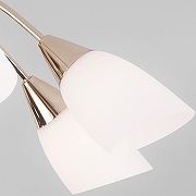 Люстра на штанге Eurosvet Ellene 30149/8 золото цвет плафона/подвески Белый, Прозрачный, цвет арматуры Золото-2