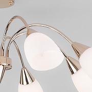 Люстра на штанге Eurosvet Ellene 30149/8 золото цвет плафона/подвески Белый, Прозрачный, цвет арматуры Золото-3