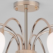 Люстра на штанге Eurosvet Ellene 30149/8 золото цвет плафона/подвески Белый, Прозрачный, цвет арматуры Золото-5