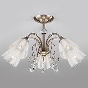 Люстра на штанге Eurosvet Floranse 30155/5 античная бронза цвет бронза античная, неокрашенный