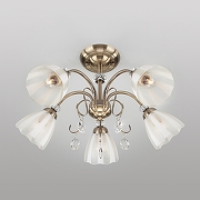 Люстра на штанге Eurosvet Floranse 30155/5 античная бронза цвет бронза античная, неокрашенный-1