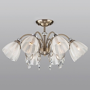 Люстра на штанге Eurosvet Floranse 30155/8 античная бронза цвет бронза античная, неокрашенный