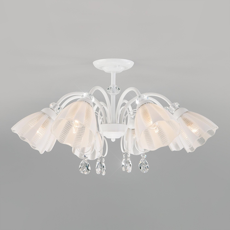 Люстра на штанге Eurosvet Floranse 30155/8 белый 