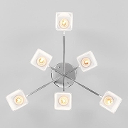 Люстра Eurosvet Delf1 30162/6 хром цвет плафона/подвески Белый, цвет арматуры Хром-1