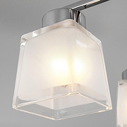 Люстра Eurosvet Delf1 30162/6 хром цвет плафона/подвески Белый, цвет арматуры Хром-3