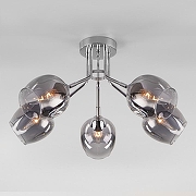 Люстра Eurosvet Marc1 30164/5 хром цвет плафона/подвески Светло-серый, цвет арматуры Хром