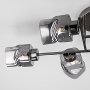 Люстра Eurosvet H1lar1 30165/6 черный жемчуг цвет плафона/подвески Светло-серый, цвет арматуры Жемчужный, Черный-4