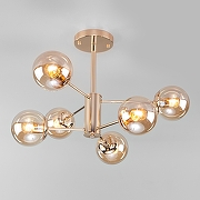 Люстра на штанге Eurosvet Ascot 30166/6 золото цвет золото